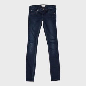 Free People Dark Wash Skinny Jeans